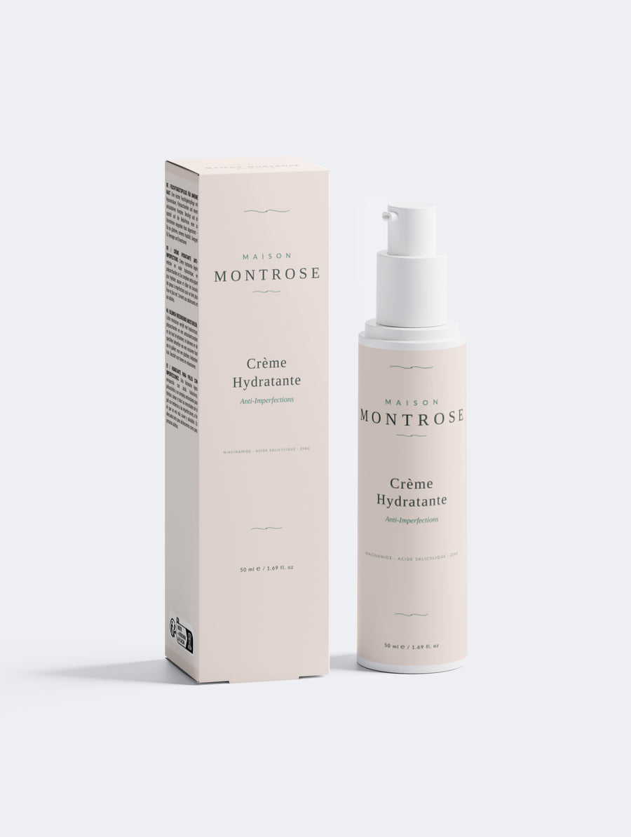 Crème hydratante anti-acné