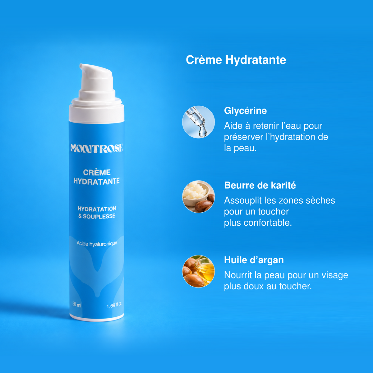 Crème Hydratante — ingrédients clés